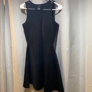 Black Flare Spandex Dress- Size S